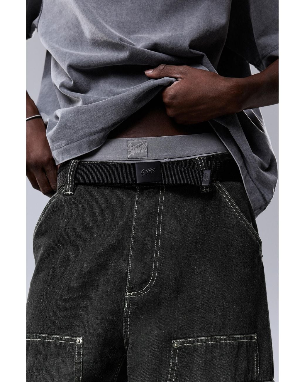 Cintura di Pull&Bear in Black da Uomo