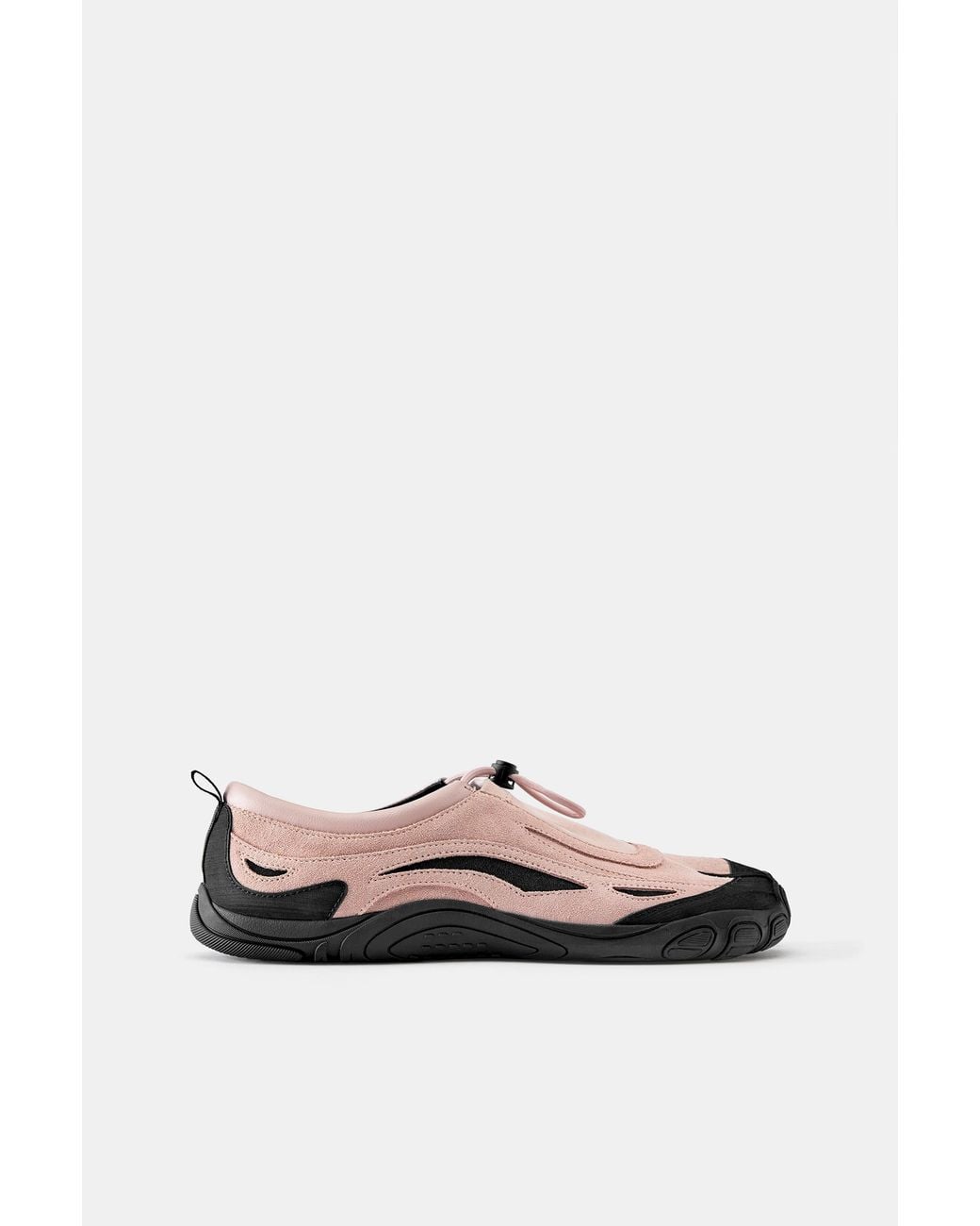 Pull&Bear Pink Often Leather Trainers for men