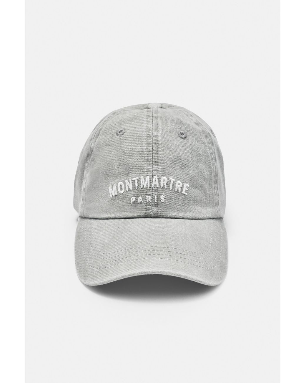 Pull&Bear Gray Montmartre Paris Cap
