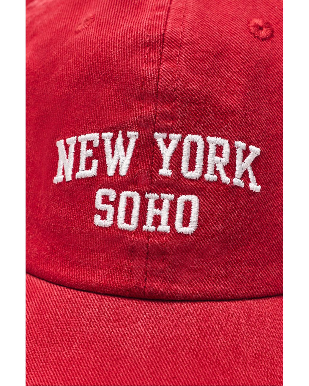 Pull&Bear Red Cap Mit New York-Grafik