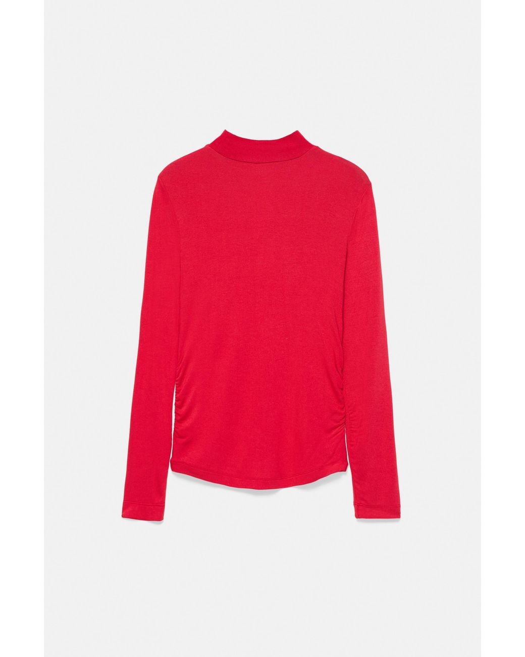 Pull&Bear Top With Gathered Sides