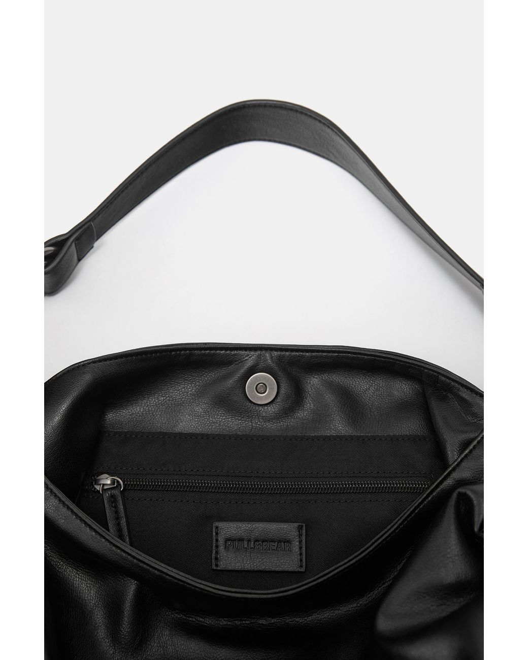 Pull&Bear Black Ring Tote Bag