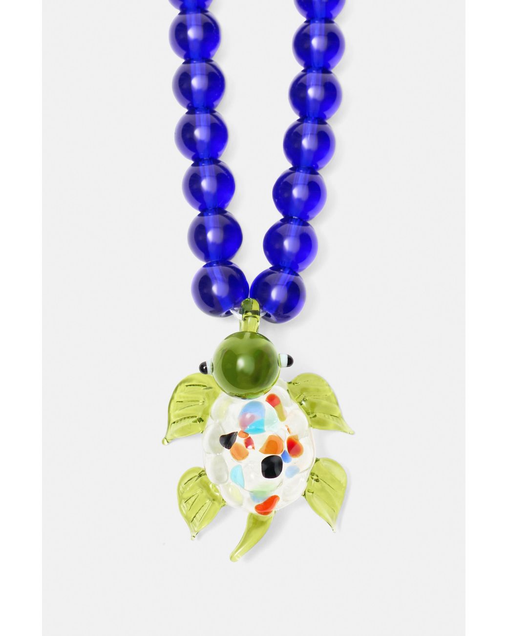Collier Perles Pleasures X Stwd Pull&Bear en coloris Blue