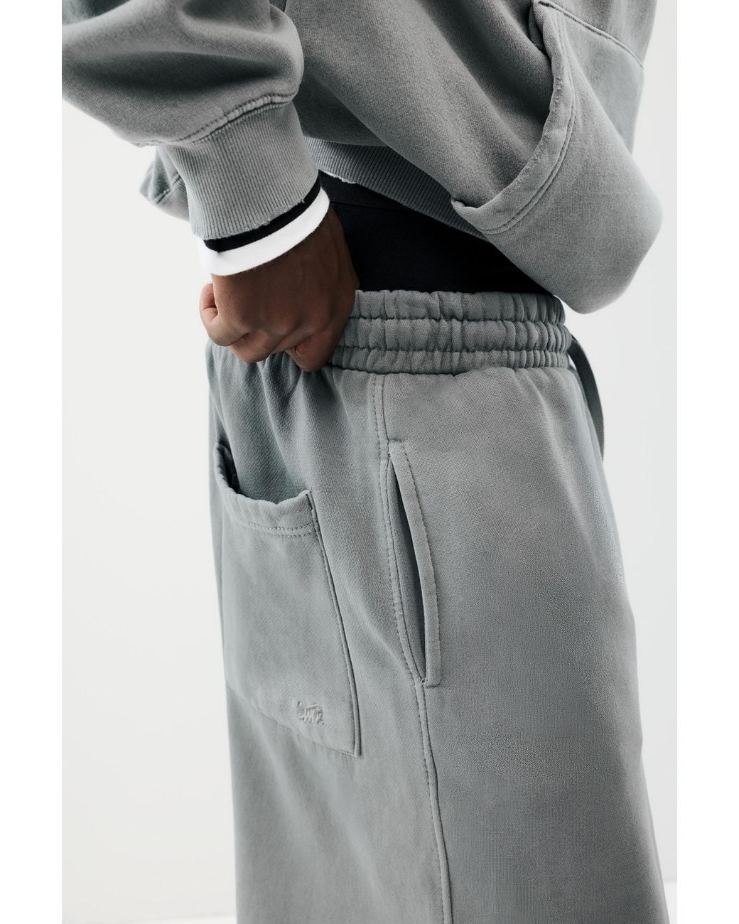 Pull&Bear Gray Stwd Jogger Trousers for men