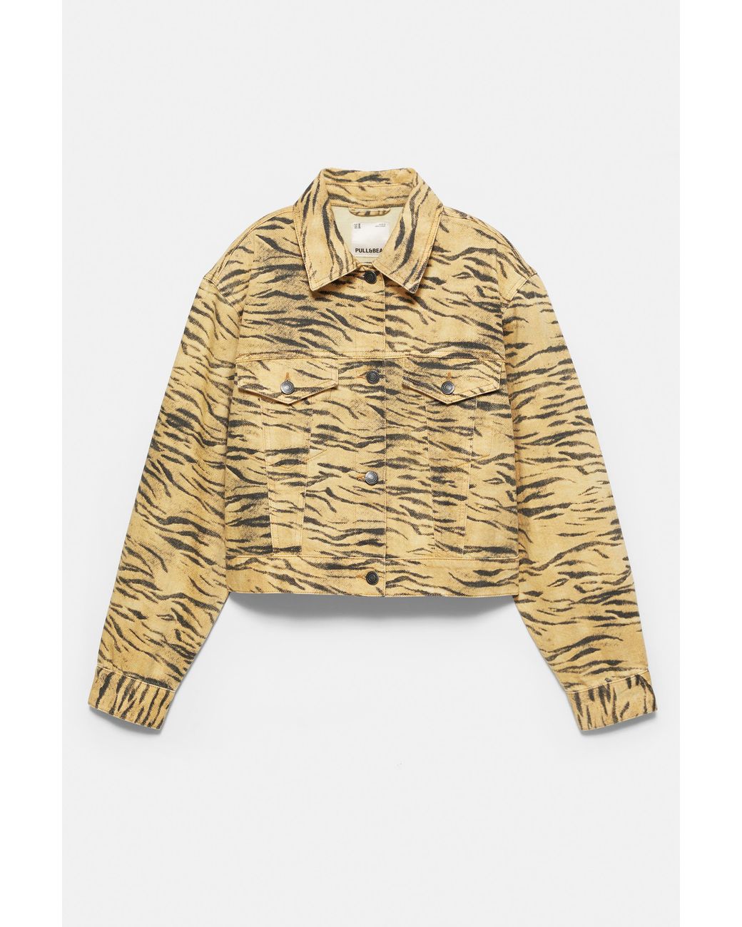 Pull&Bear Blue Animal Print Jacket