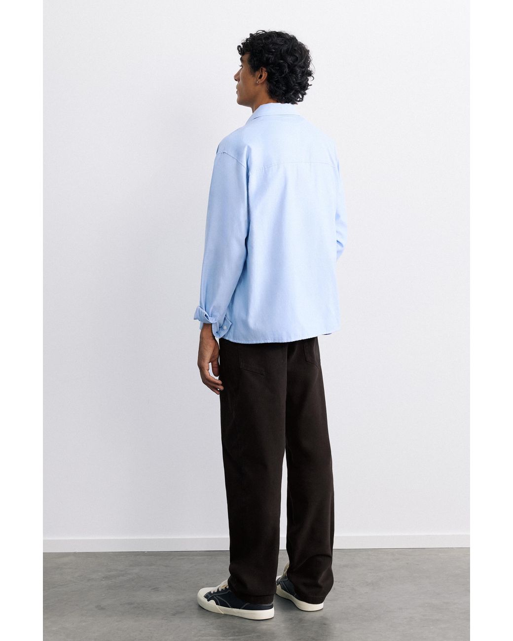 Pull&Bear White Straight-Leg Jeans for men