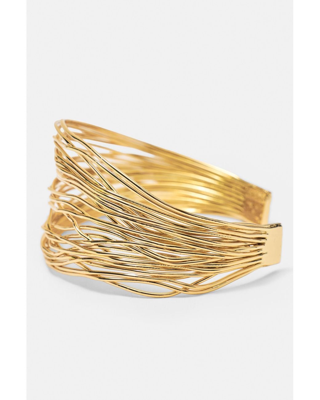 Pull&Bear Natural Fine-Strand Arm Cuff