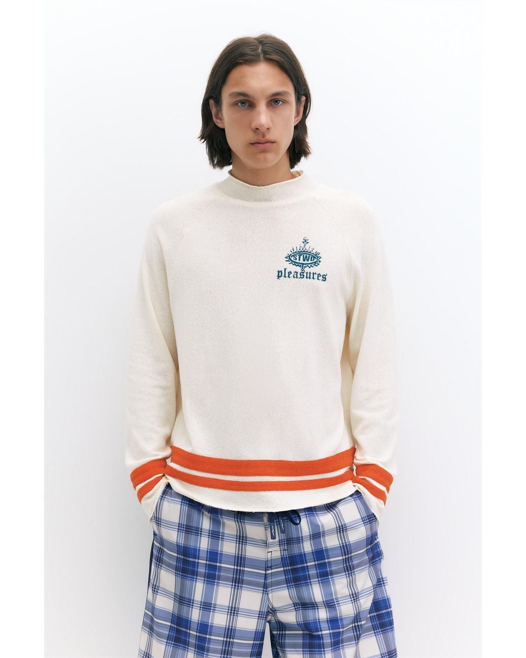 Pull&Bear Pleasures X Stwd Pullover in White für Herren