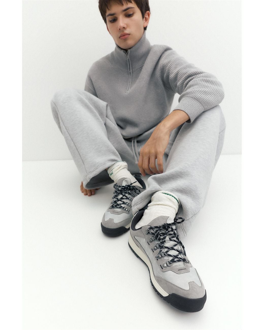 Sneakers Trekking Pull&Bear pour homme en coloris Gray