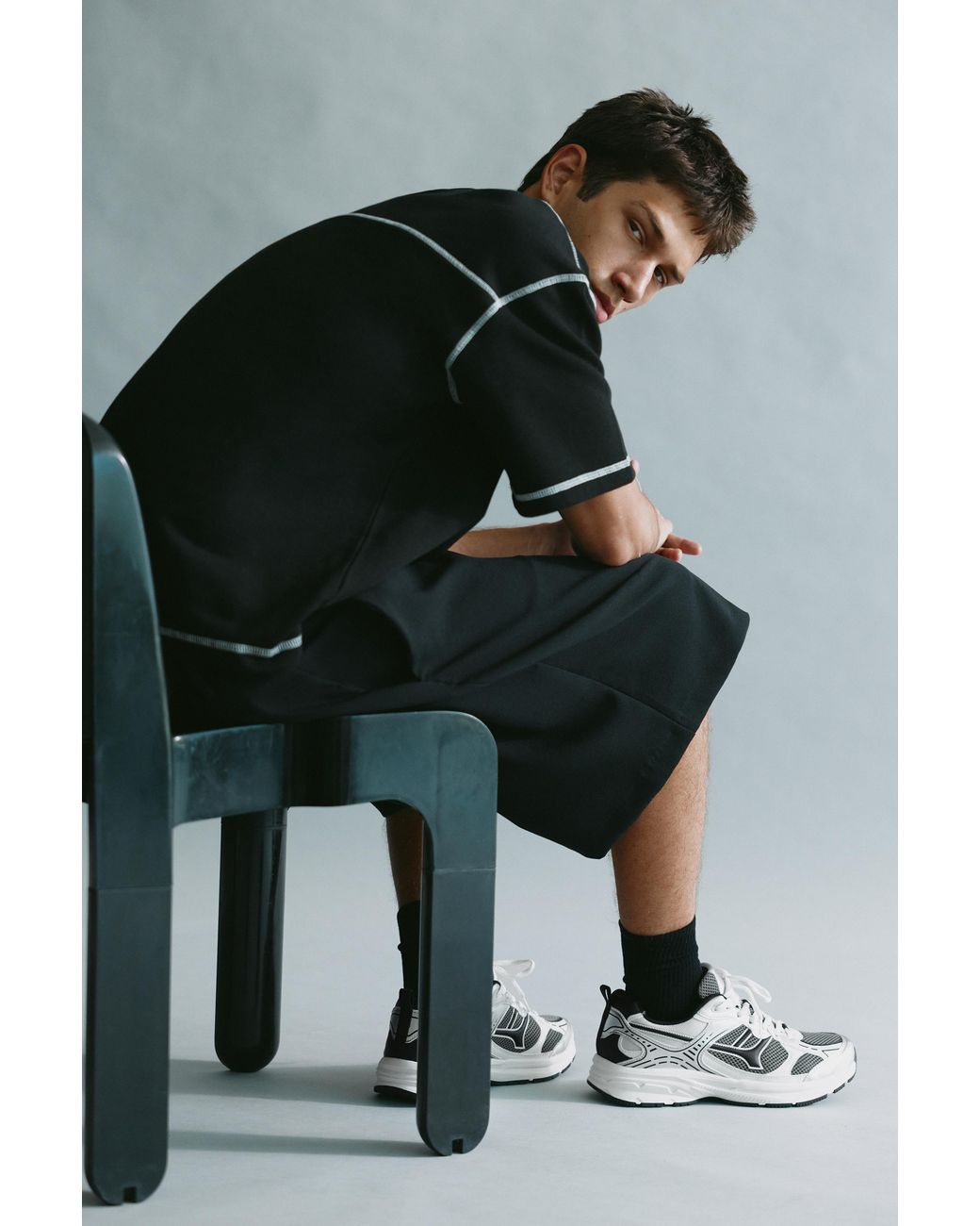 Pull&Bear Green Multi-Piece Trainers for men