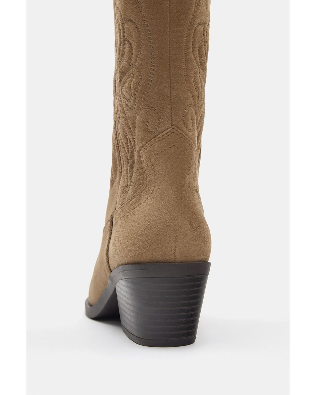 Pull&Bear Cowboylaarzen in het Brown