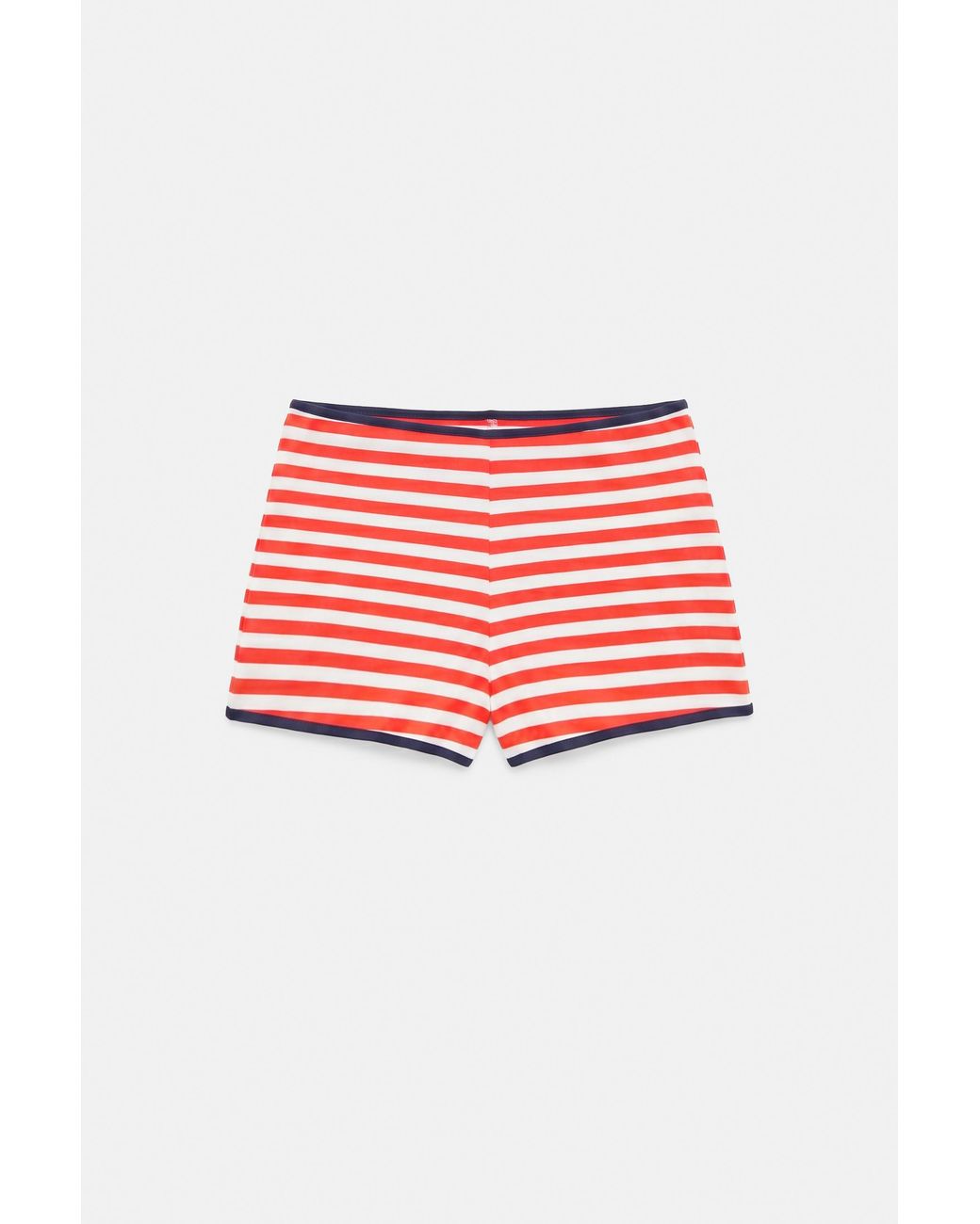 Mini Short A Righe A Coste di Pull&Bear in Orange