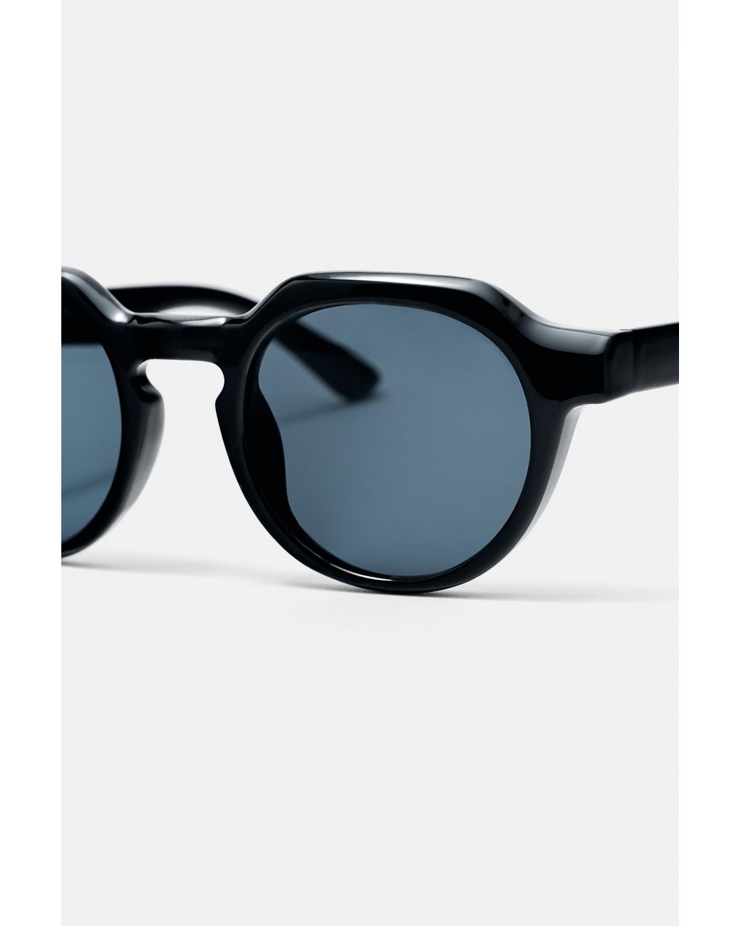 Pull&Bear Blue Tortoiseshell-Effect Sunglasses for men