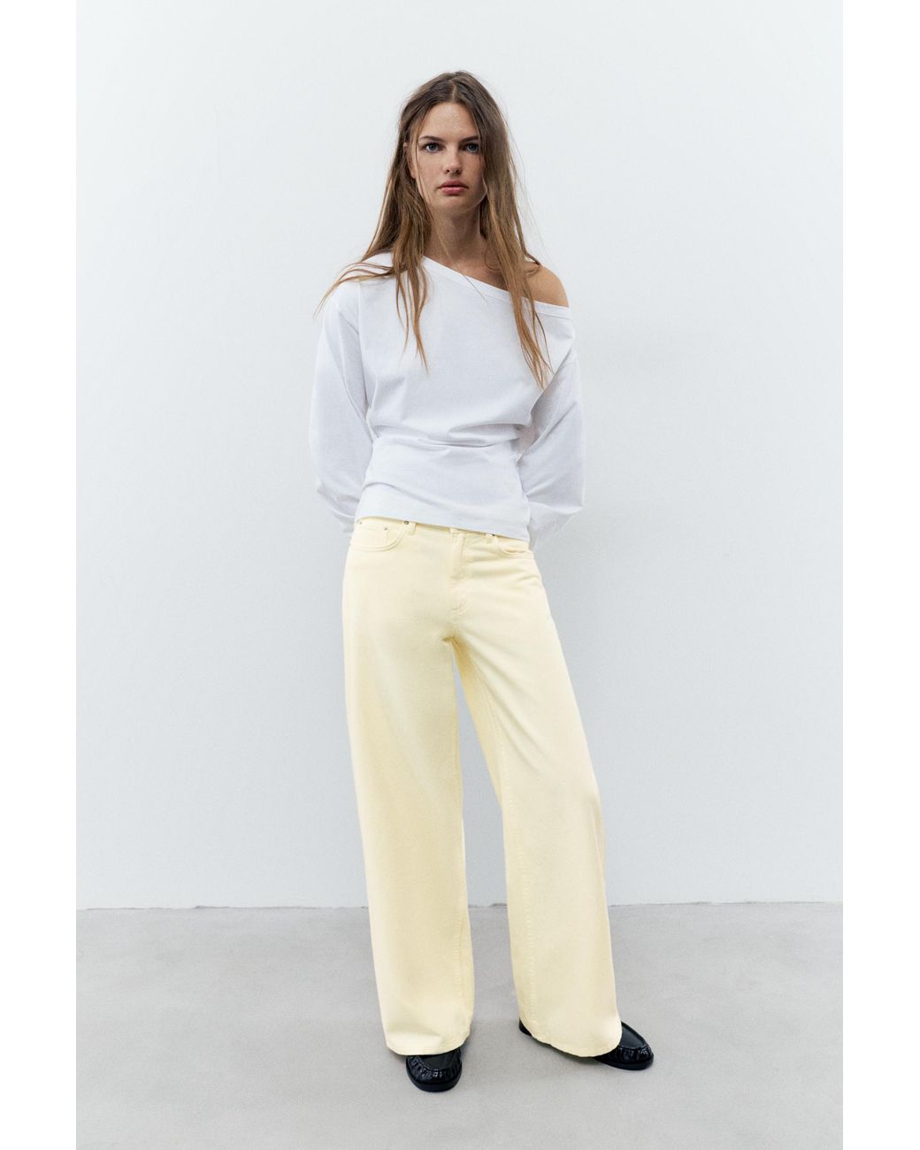 Pull&Bear Multicolor Low-Rise Baggy Jeans