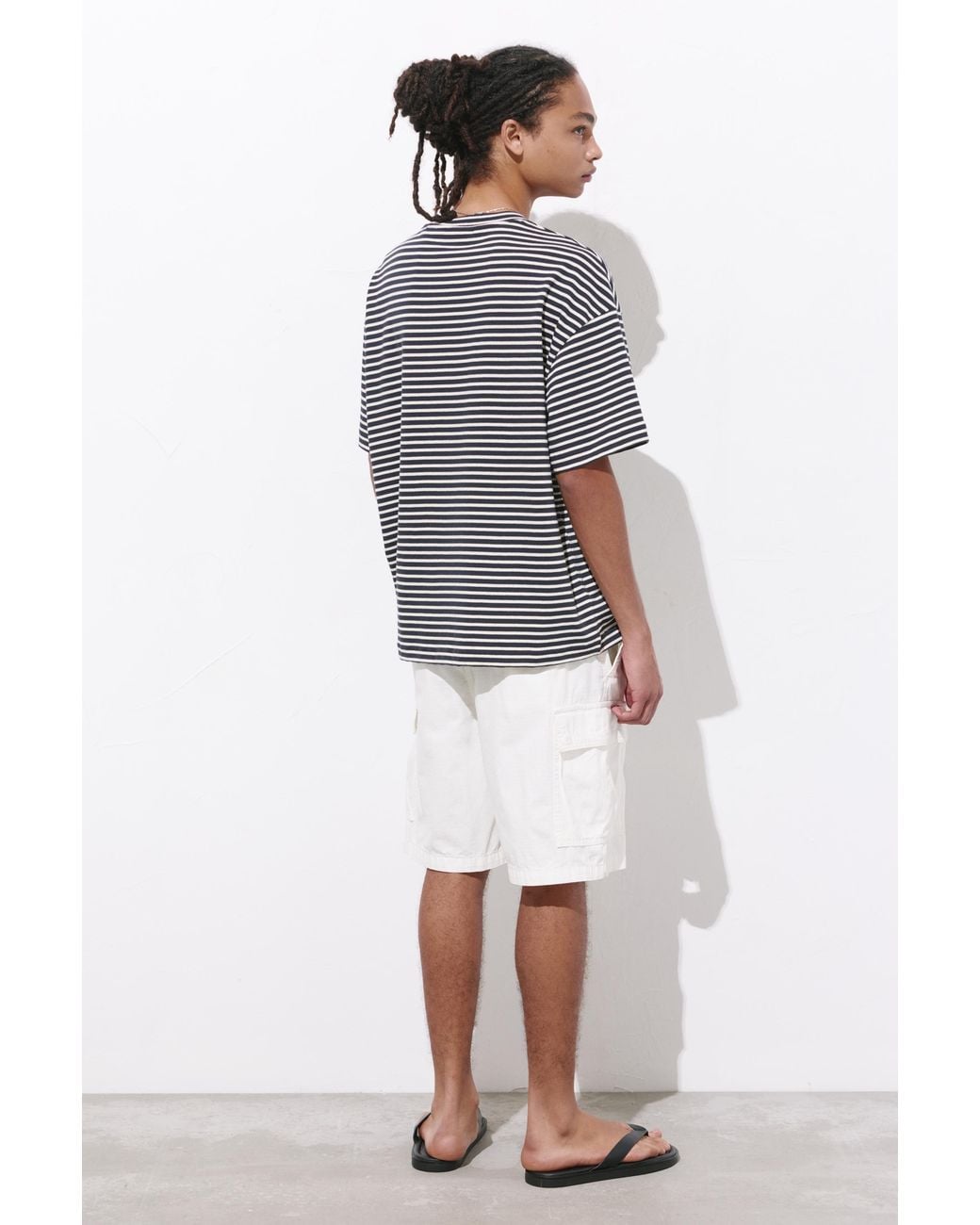 Pull&Bear Cargo-Bermudashorts Aus Ripstop in Green für Herren