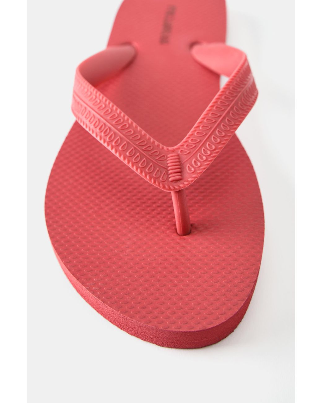 Pull&Bear Platte Sandalen in het Gray