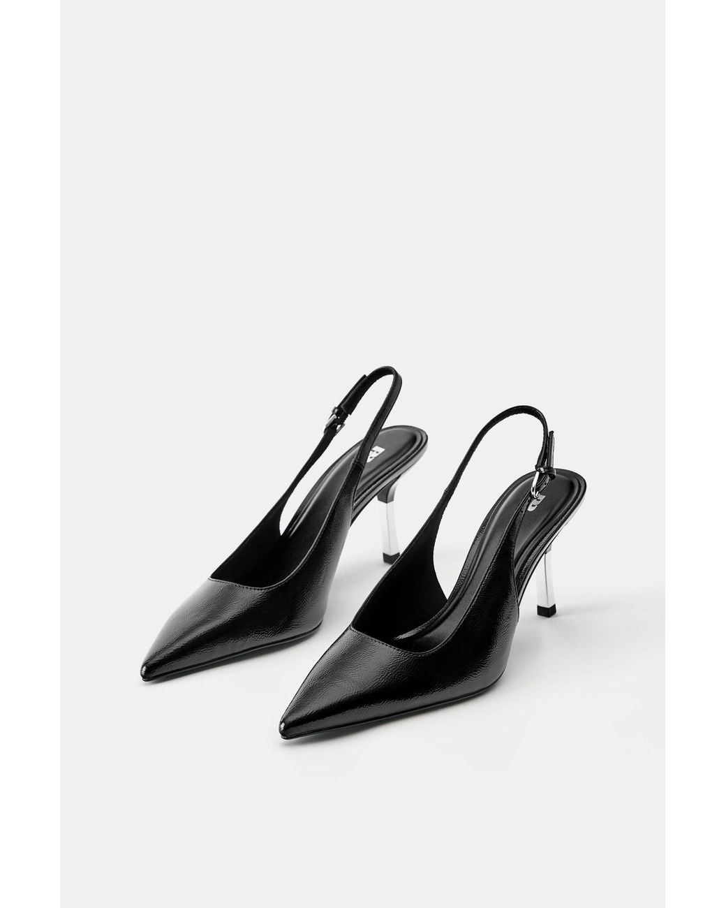 Pull&Bear Green Detail Heeled Shoes