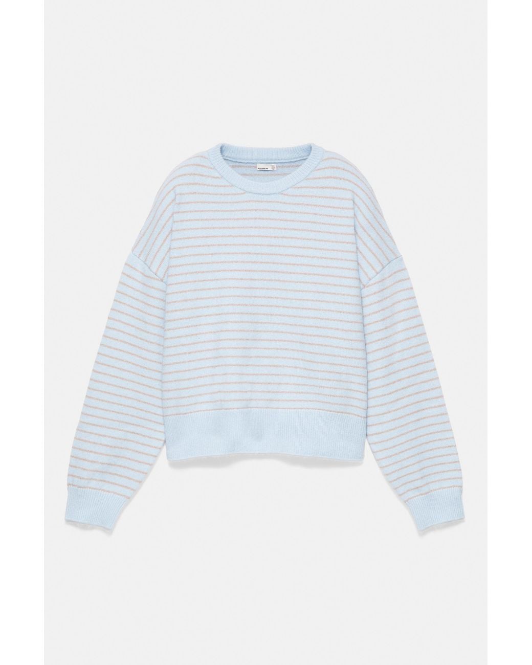 Pull Boxy En Maille Soft Pull&Bear en coloris White