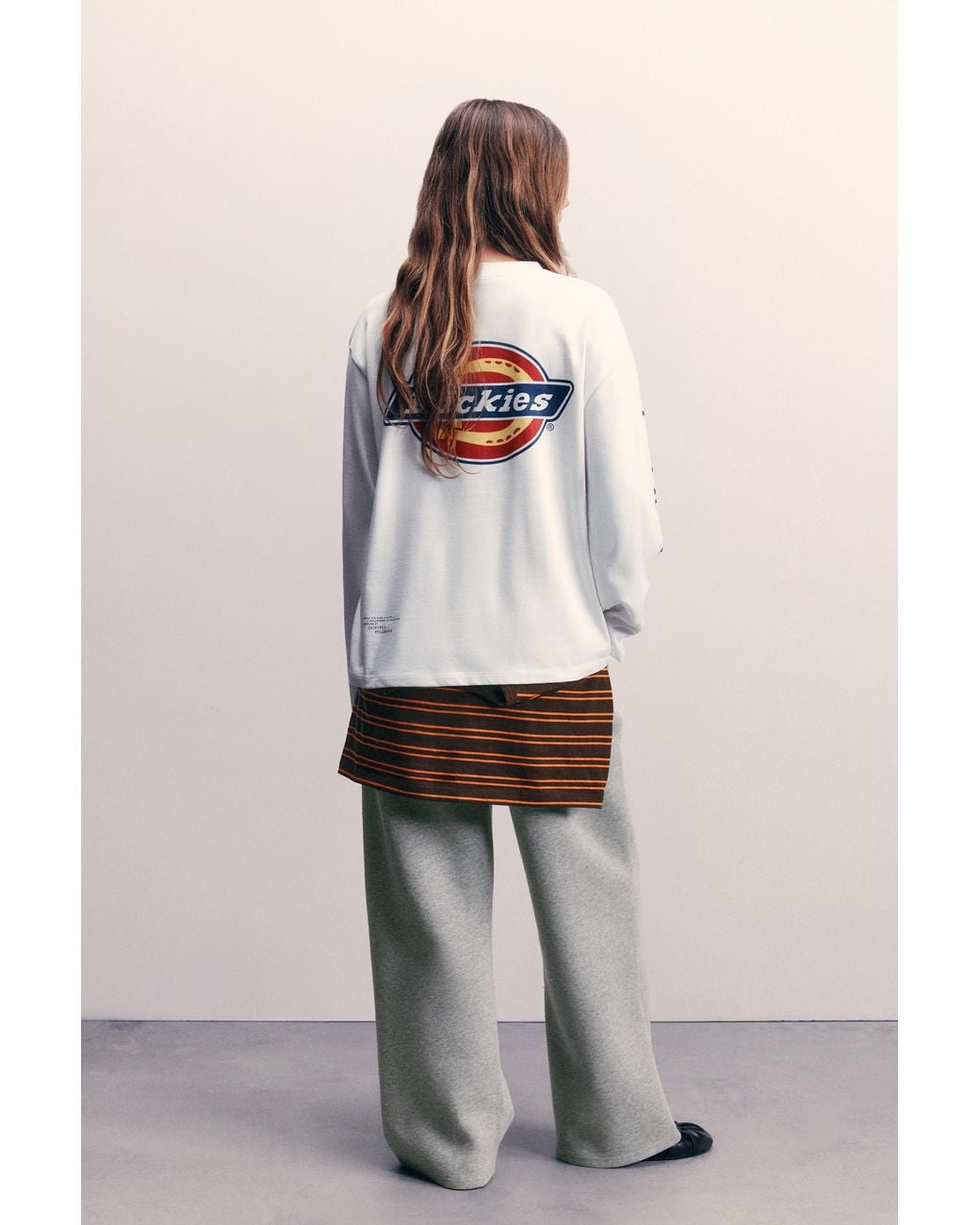 Pull&Bear Multicolor Dickies Long Sleeve T-Shirt
