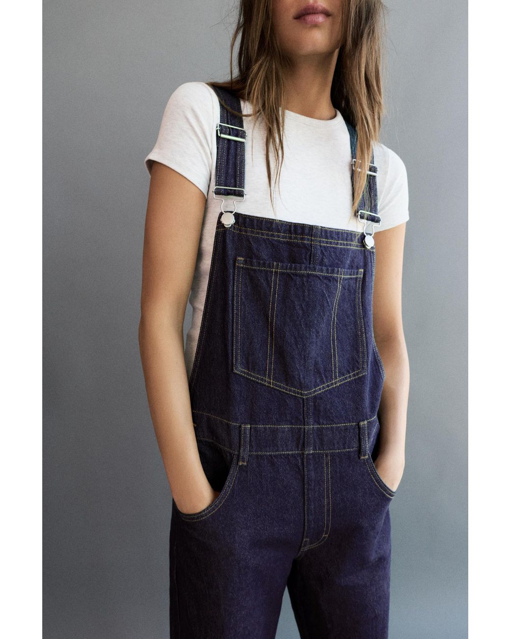 Salopette Lunga di Pull&Bear in Blue