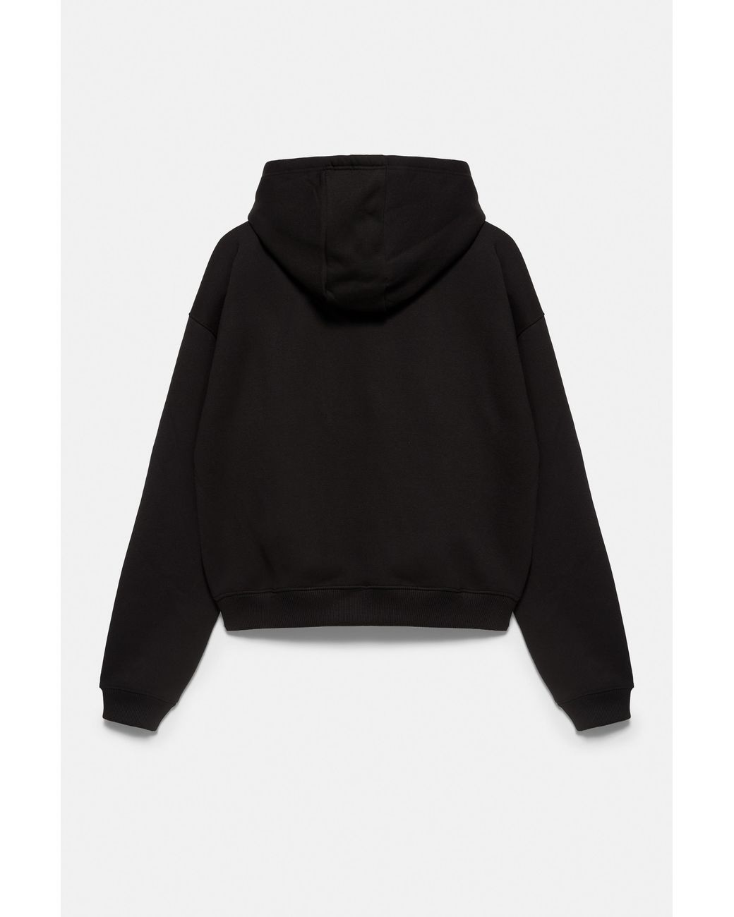 Pull&Bear Hoodie Met Rits in het Black voor heren