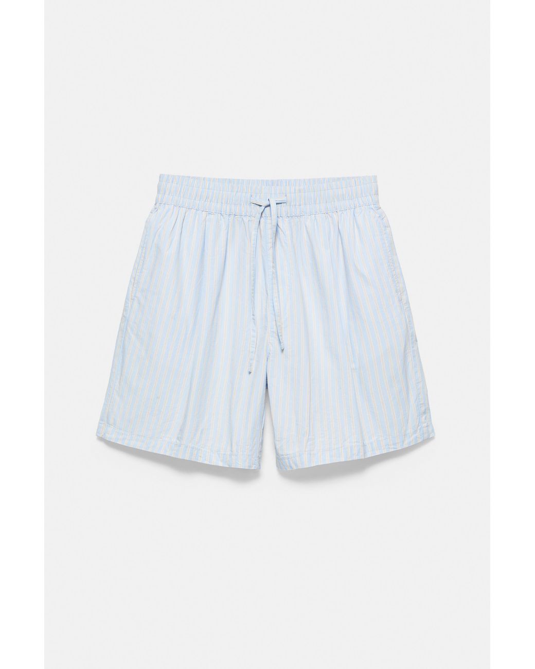 Pull&Bear Multicolor Striped Pyjama-Style Bermuda Shorts for men