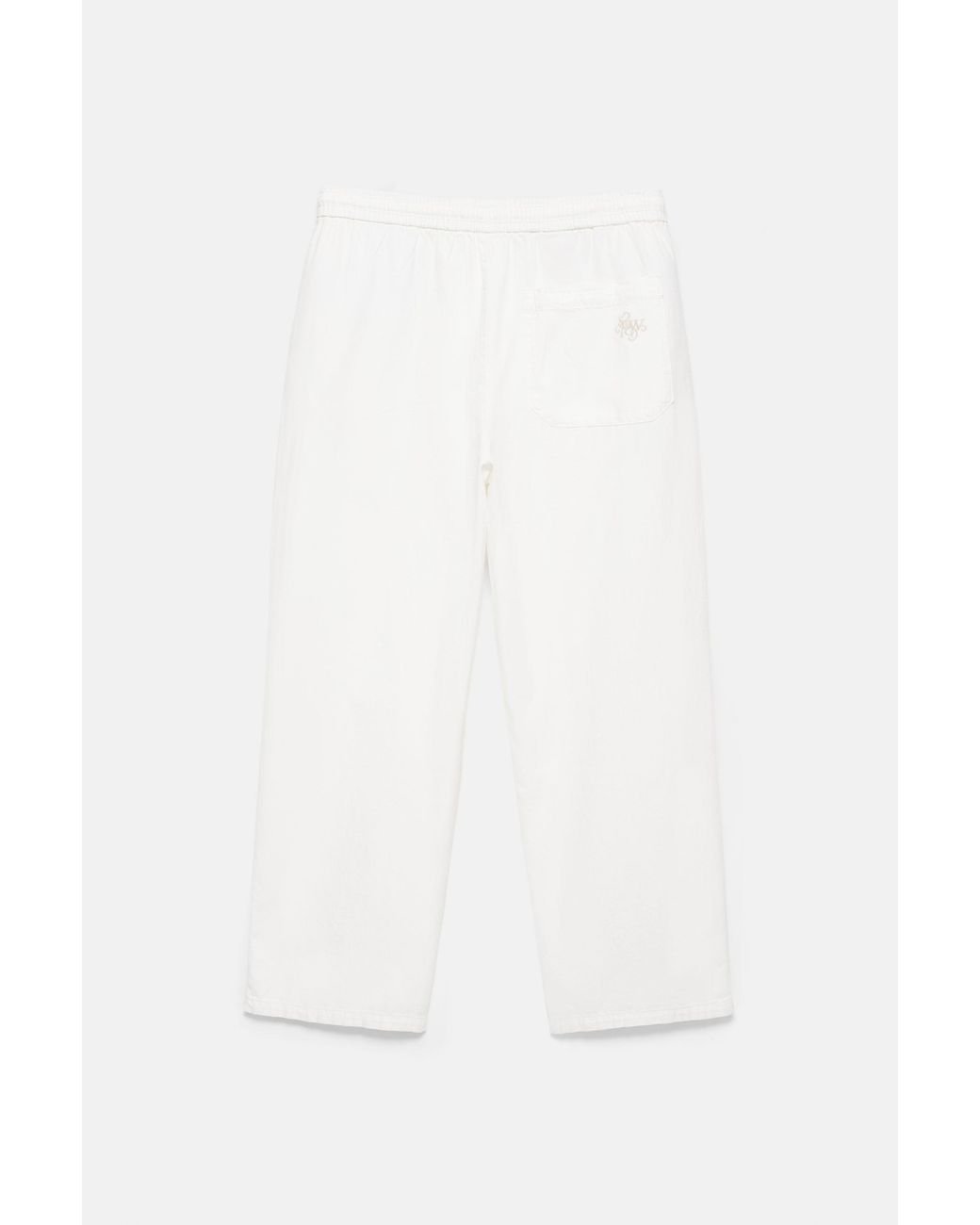 Pull&Bear Denim Joggingbroek in het White voor heren