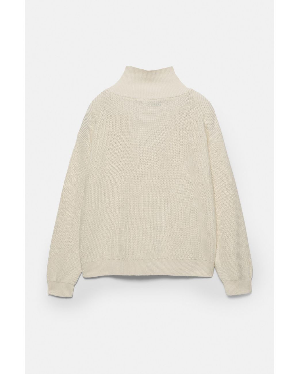 Pull Col Zippé Pull&Bear pour homme en coloris Natural