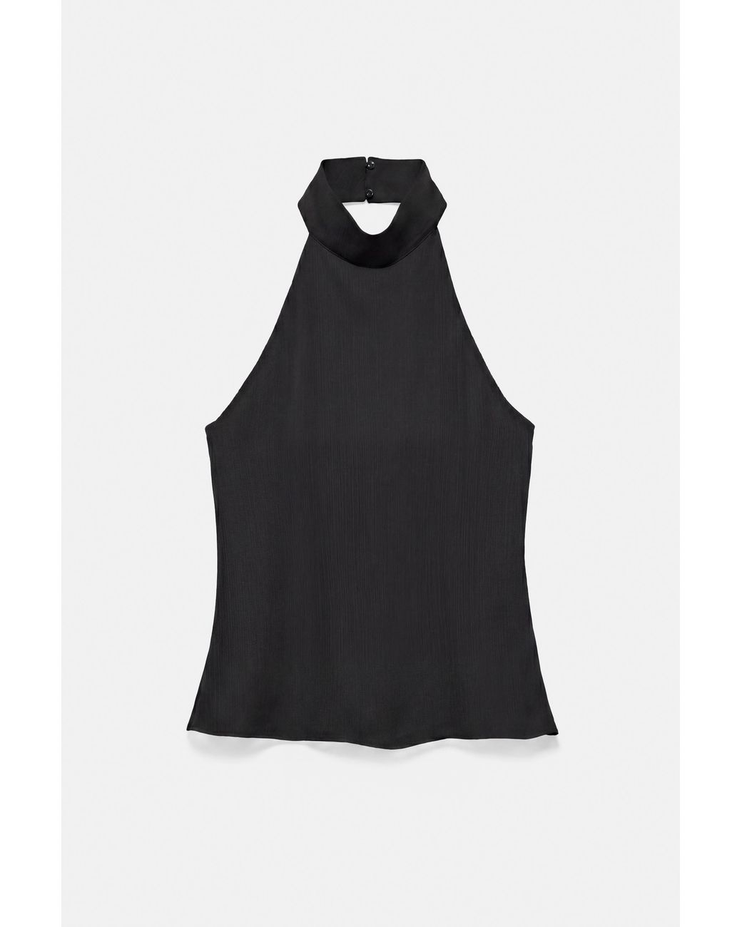 Pull&Bear Blue Flowing Halter Top
