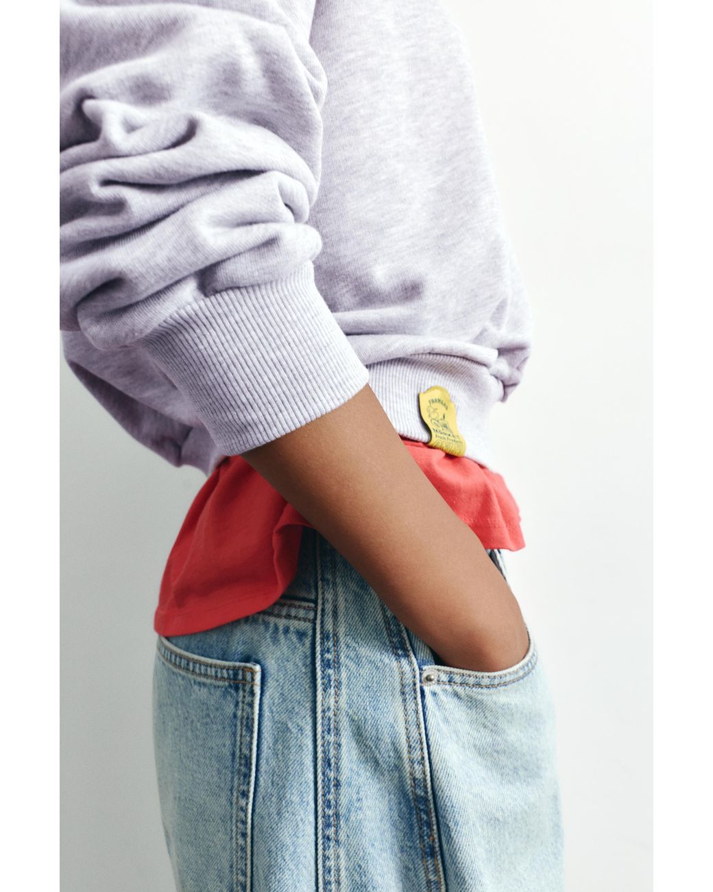 Pull&Bear White Snoopy Round Neck Sweatshirt