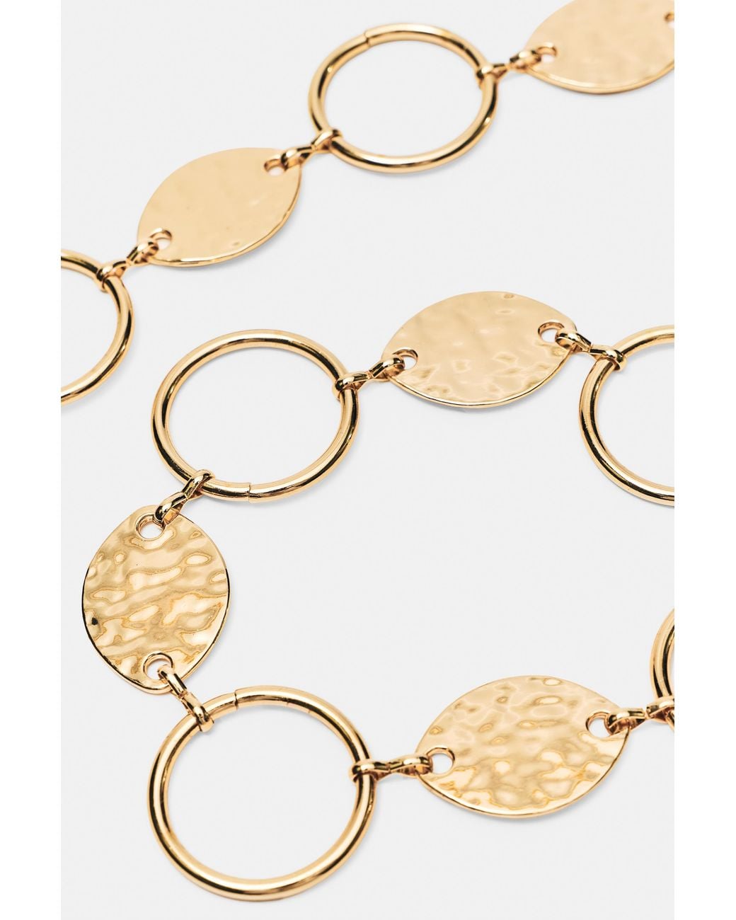 Pull&Bear Metallic Riem Met Cirkels