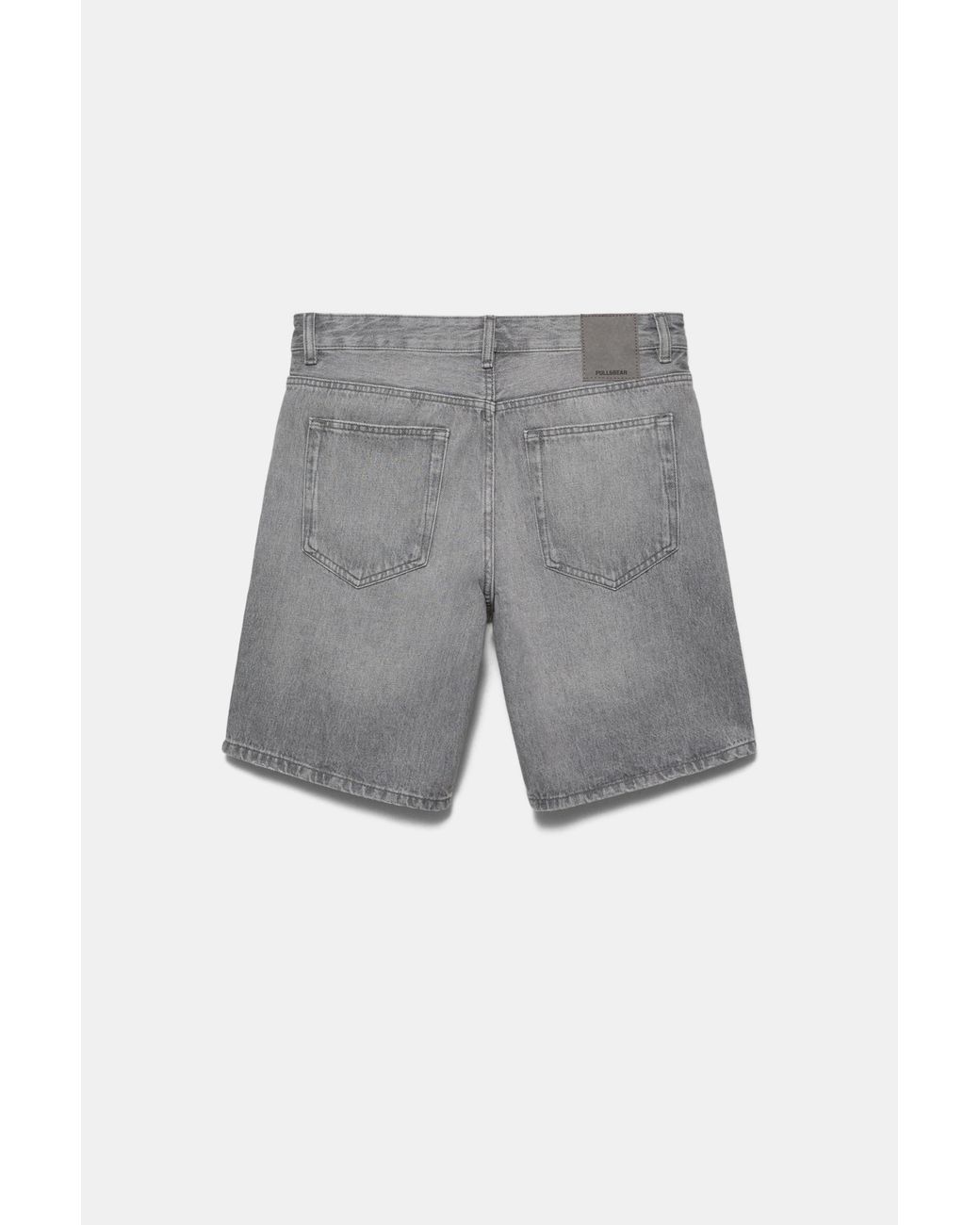 Pull&Bear Standard Fit Denim Short in het Blue voor heren