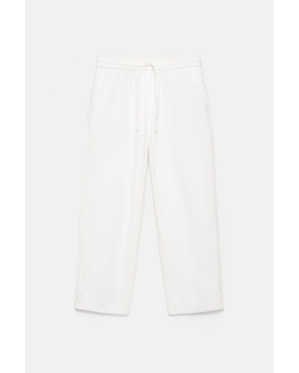 Pull&Bear Joggerhose Aus Denim in White für Herren