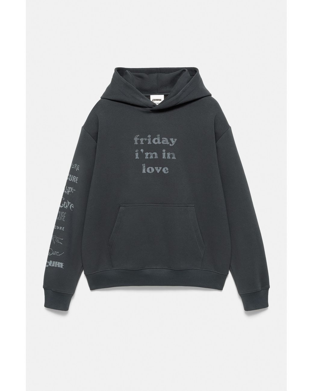 Pull&Bear Blue The Cure Sweatshirt With Hood for men