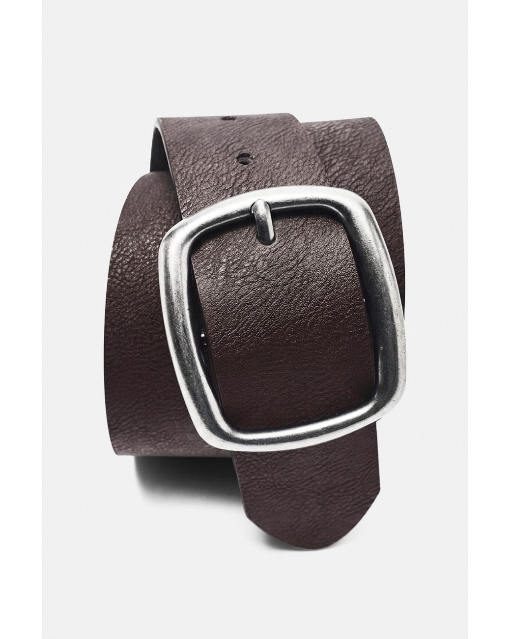 Pull&Bear Brown Leather Effect Belt
