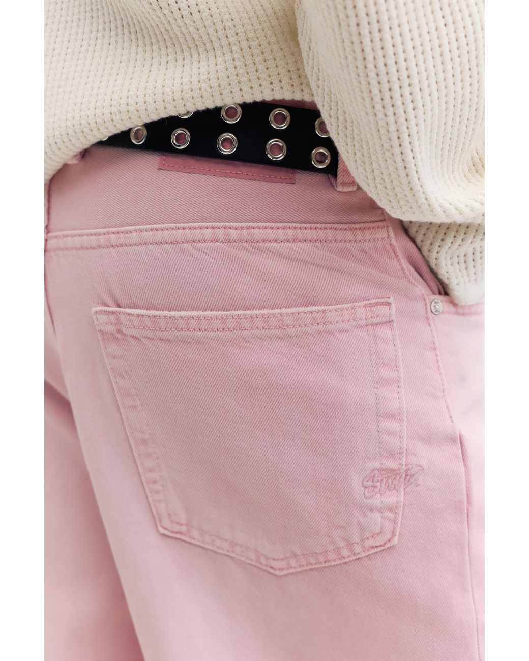 Pull&Bear Gray Baggy Denim Bermuda Shorts for men