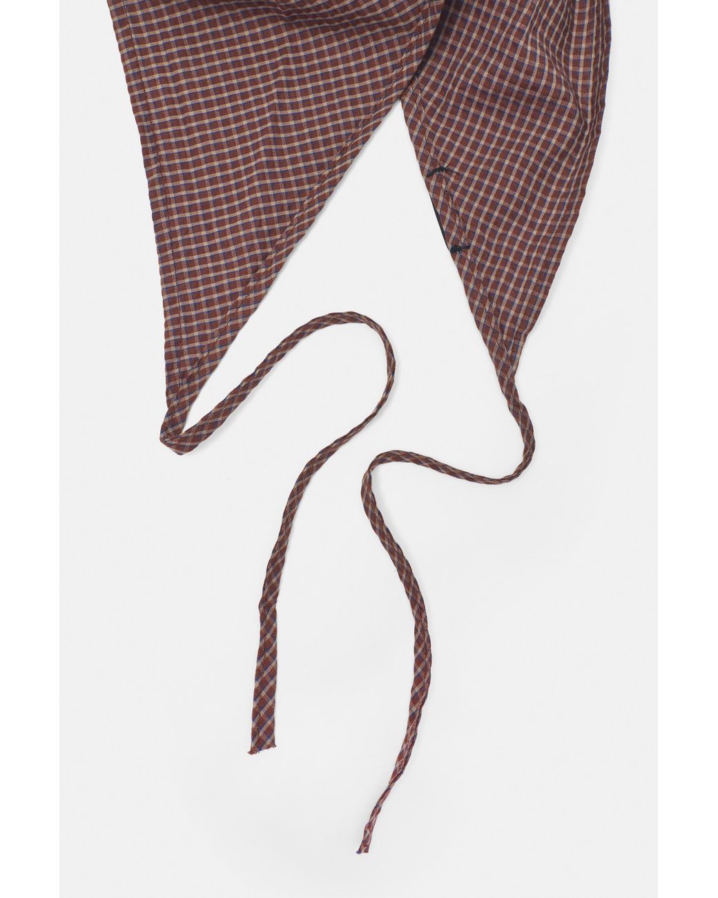 Pull&Bear Purple Check Scarf