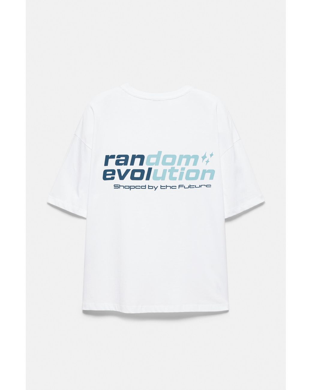 Pull&Bear White Stwd Boxy Graphic T-Shirt for men
