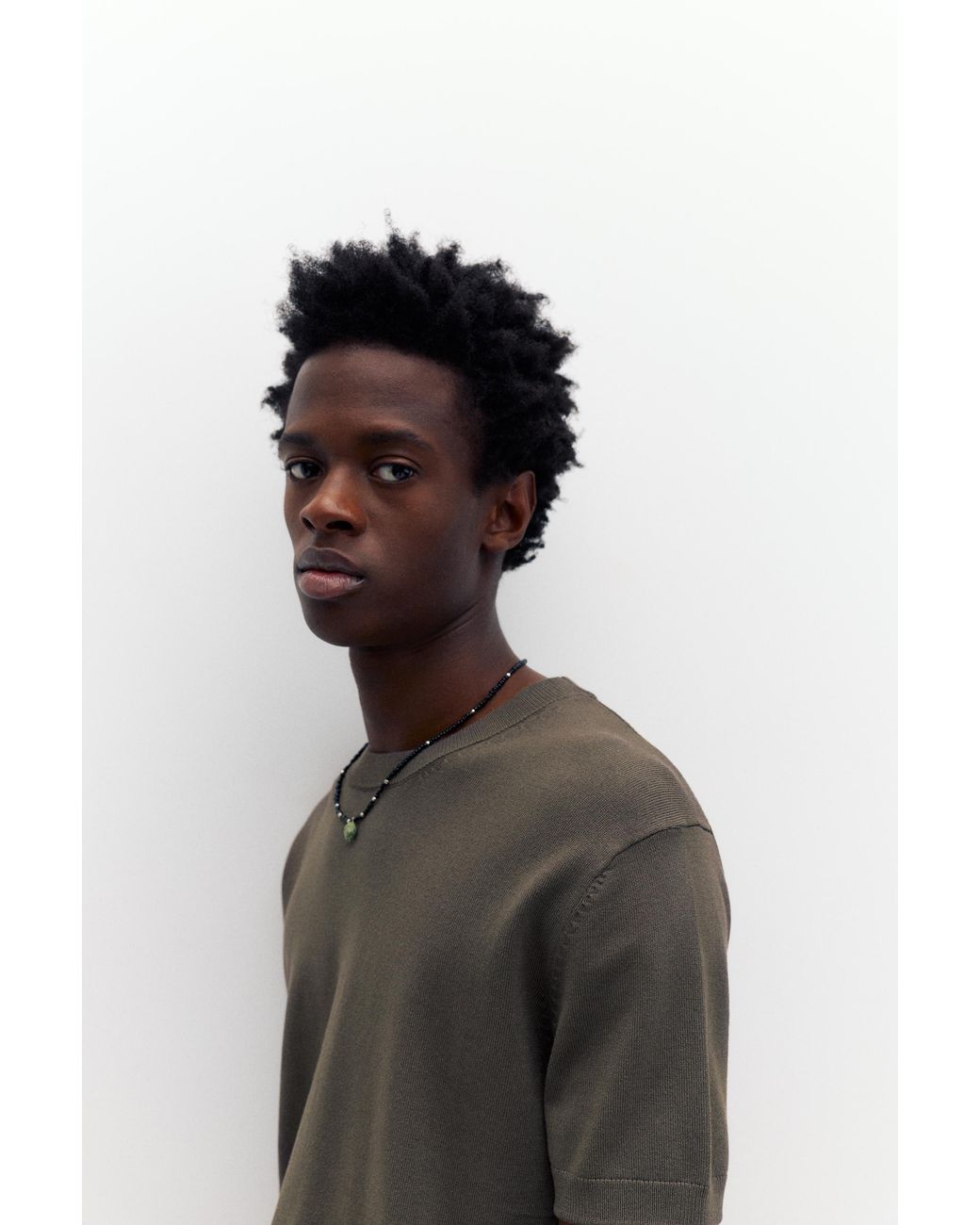 Pull À Manches Courtes Pull&Bear pour homme en coloris Green