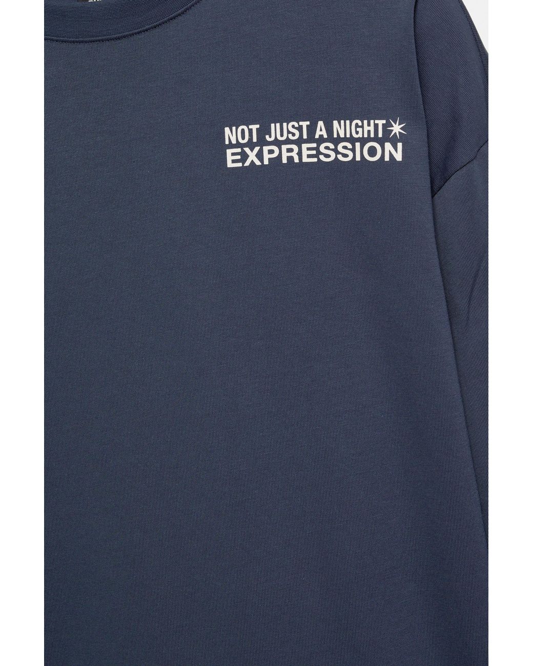 T-Shirt Texte Étoiles Pull&Bear pour homme en coloris Black