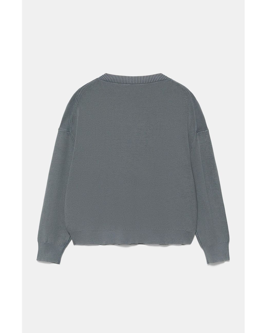 Pull Col En V Pull&Bear en coloris Brown