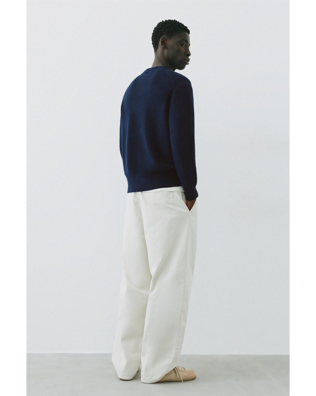 Pullover Basico di Pull&Bear in Blue da Uomo