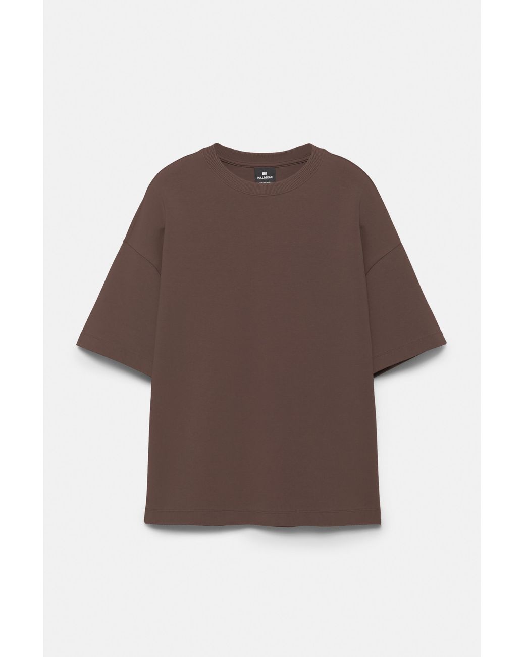 Pull&Bear Sweatshirt Mit Kurze Ärmel Und Interlock in Brown für Herren