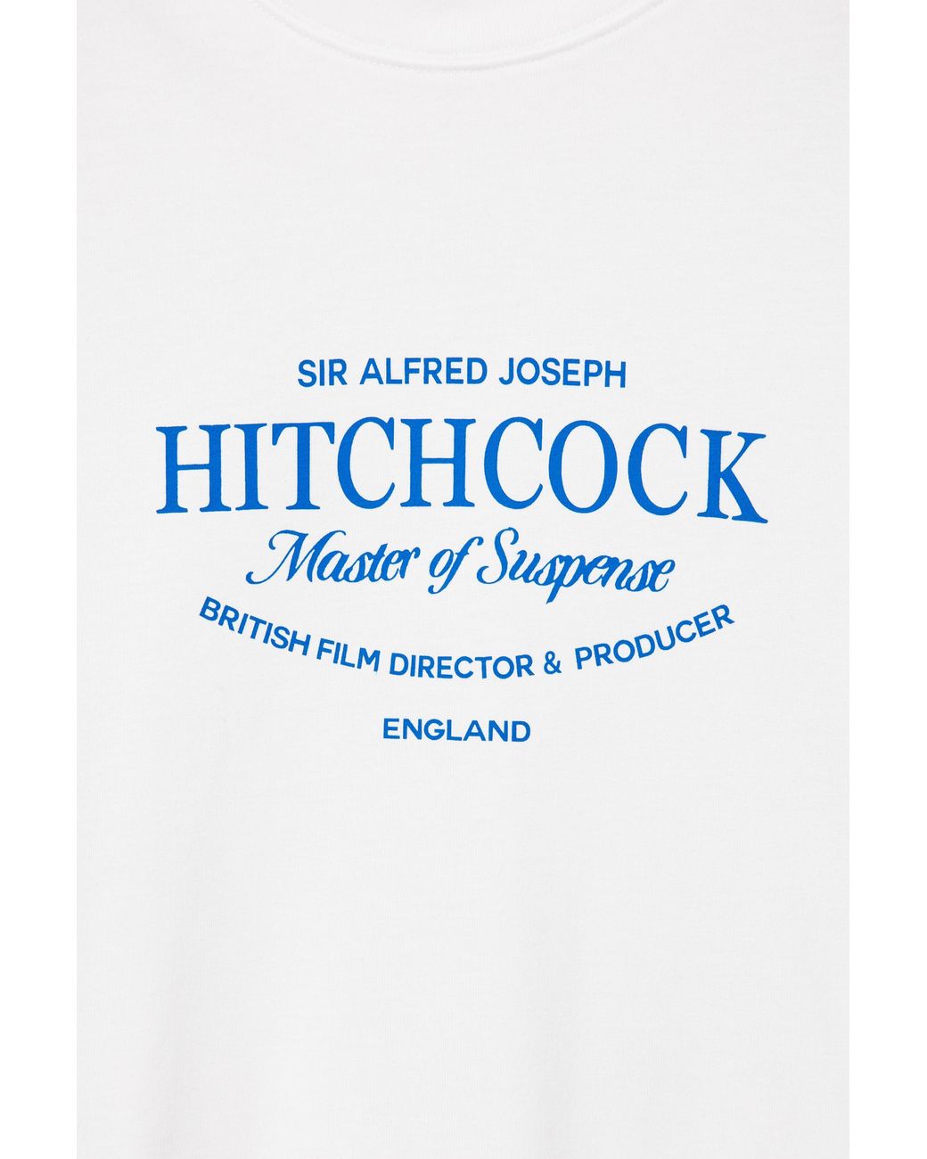 Pull&Bear Black Oversize Hitchcock Graphic T-Shirt