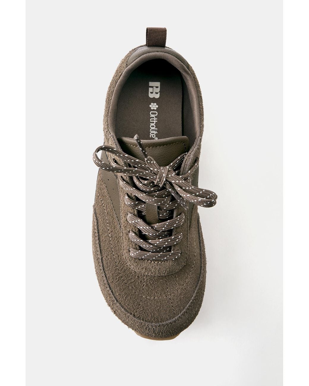 Pull&Bear Barefoot Sneakers Van Leer in het Blue
