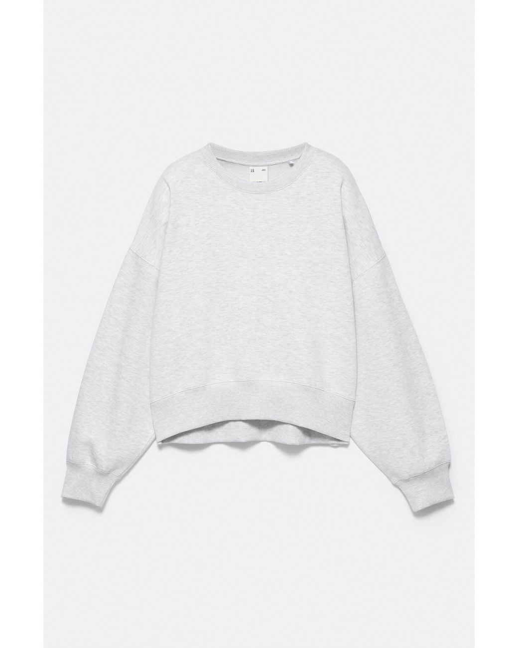 Pull&Bear Gray Round Neck Sweatshirt