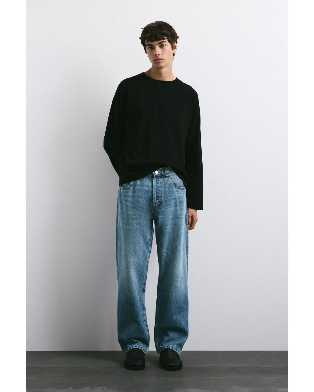 Jeans Regular Straight di Pull&Bear in Multicolor da Uomo