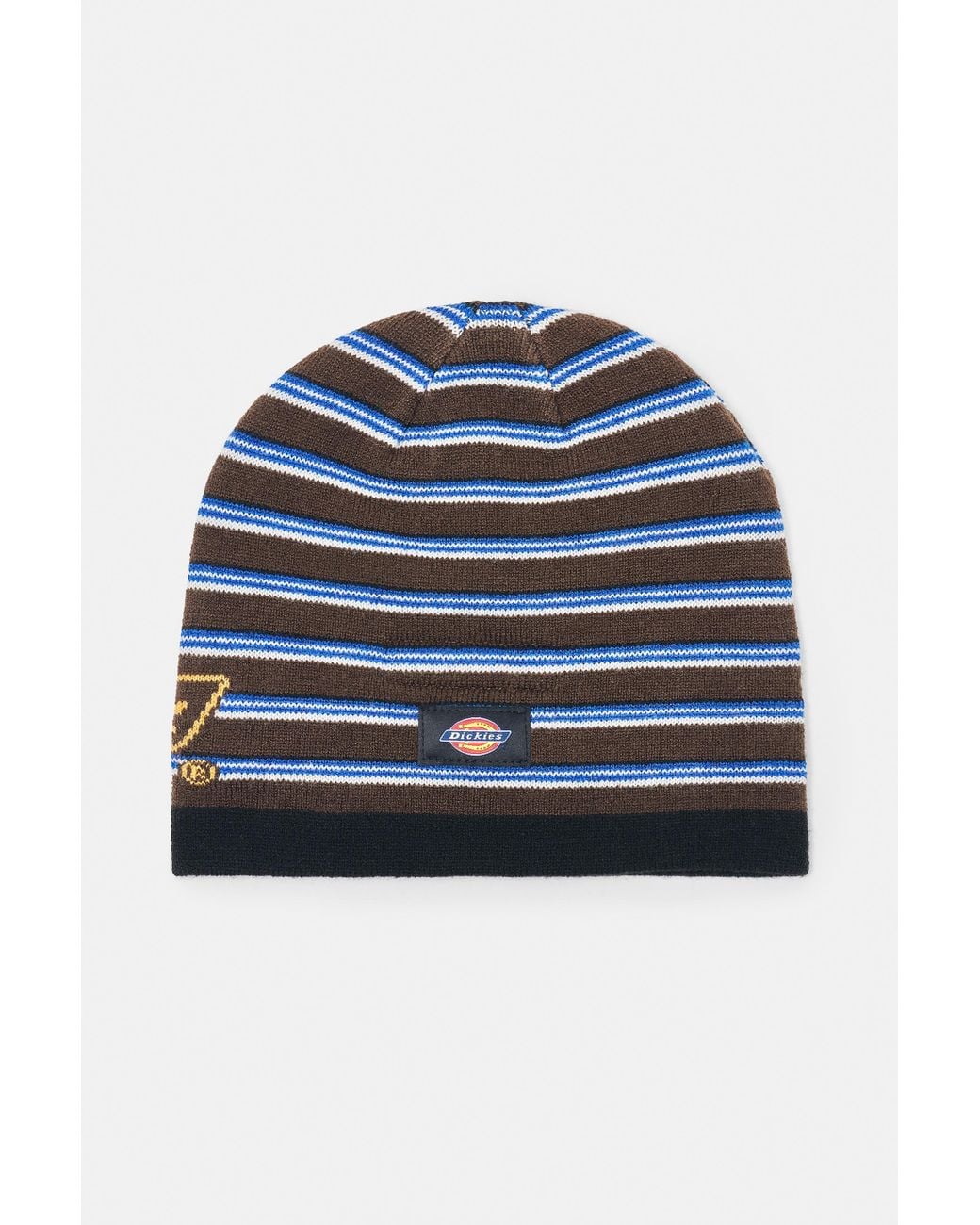 Pull&Bear Blue Dickies Striped Beanie for men