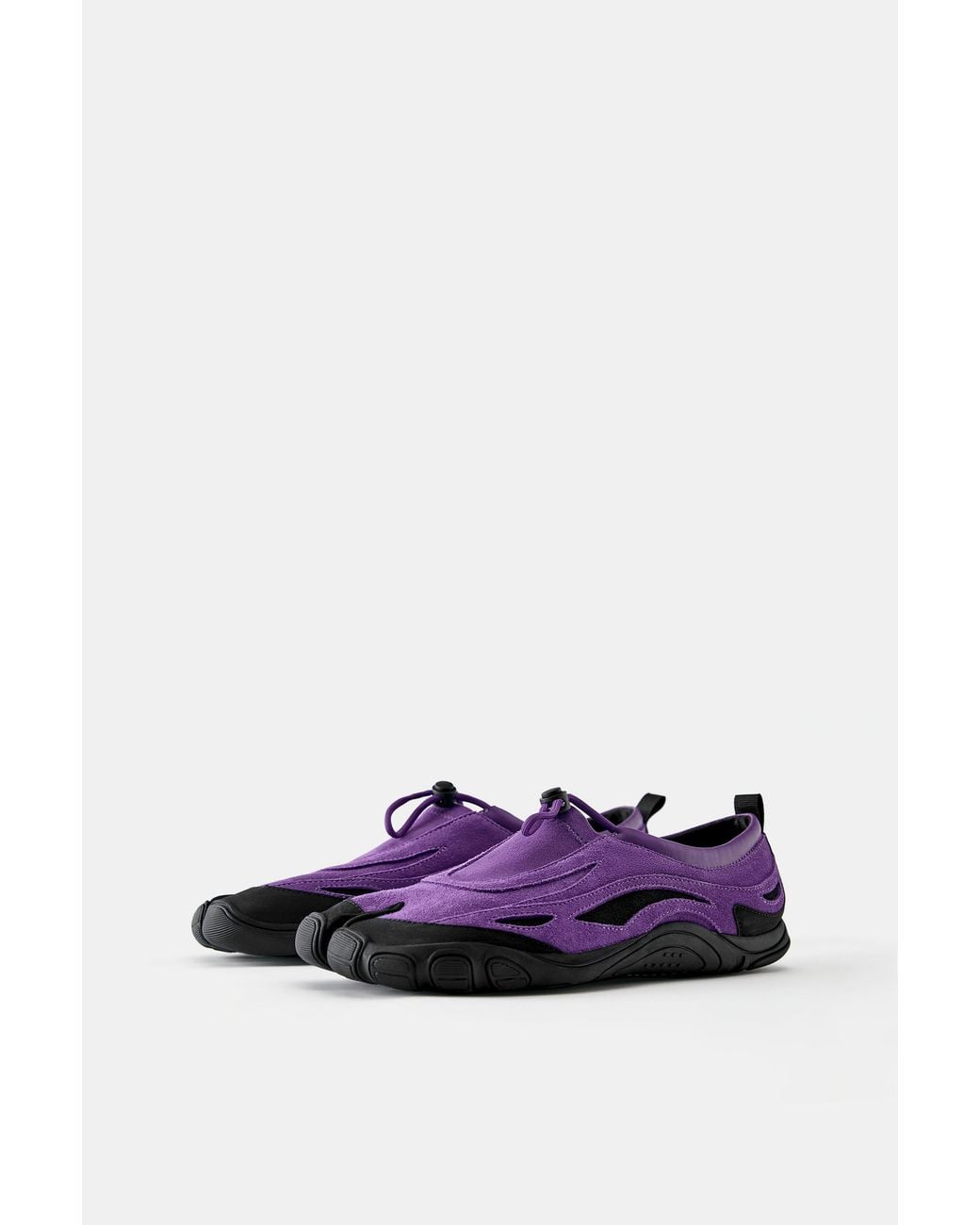 Pull&Bear Black Often Leather Trainers for men