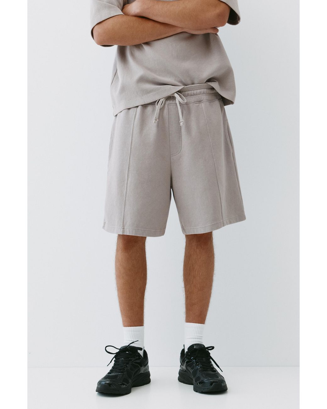 Bermuda Jogging Interlock Pull&Bear pour homme en coloris Multicolor
